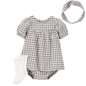 Carter's Baby Girl Dress Set 3-Piece